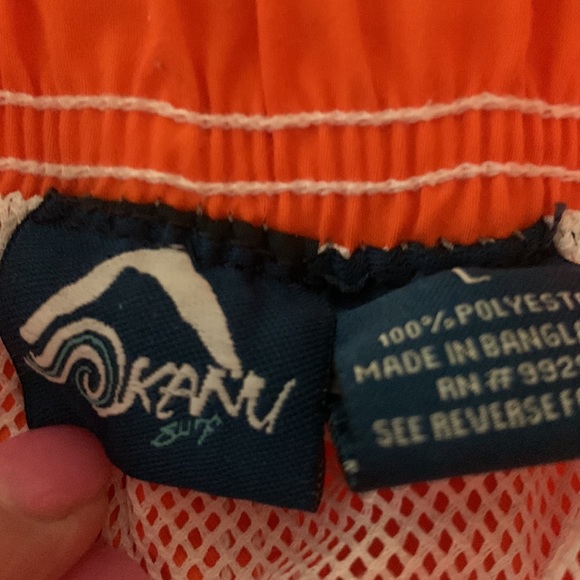 KANU Surf Men’s Bathing Suit Swim Board Shorts 🩳 Large EUC - Picture 2 of 4